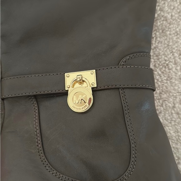 Michael Kors Hamilton Tall Boots. Dark Chocolate. New in box - Picture 8 of 9